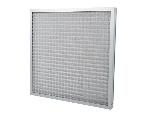 The side view of all-metal dust removal air filter