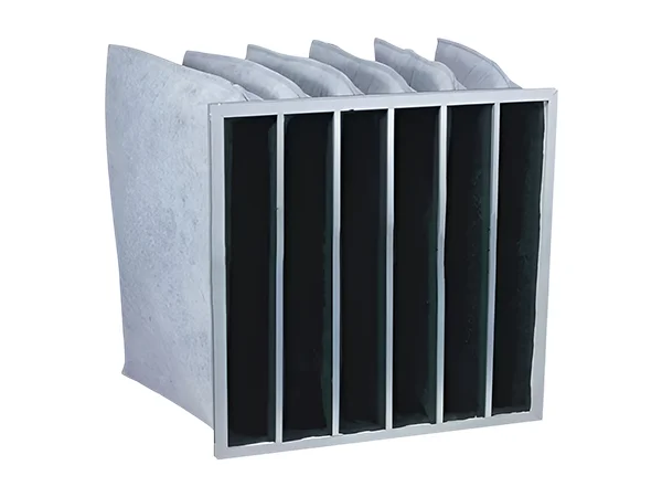 Multi-pocket non-woven bag-type activated carbon filter