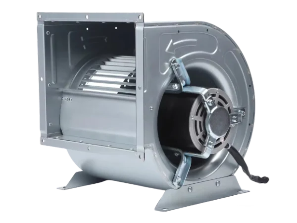 A stainless steel centrifugal fan