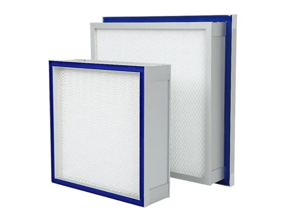 2 liquid sealant HEPA filters with different installation methods