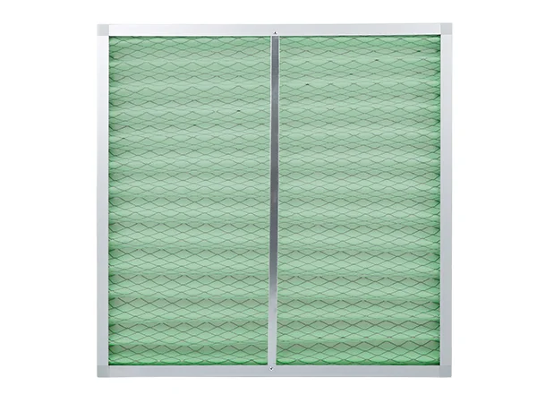 Medium efficiency air filter with green filter materials