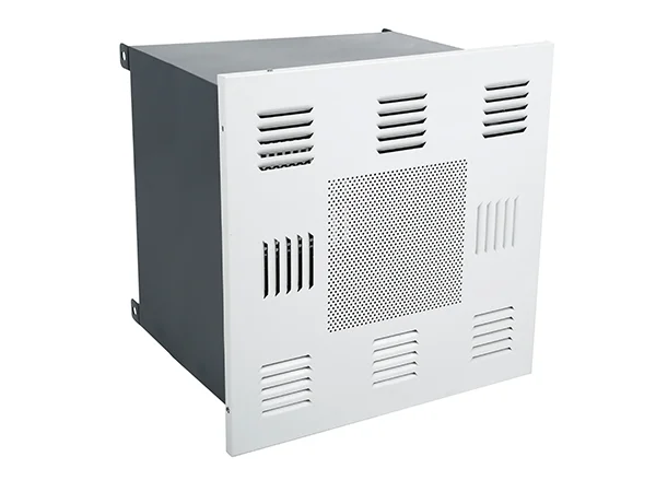 A powder coated separator HEPA supply air outlet